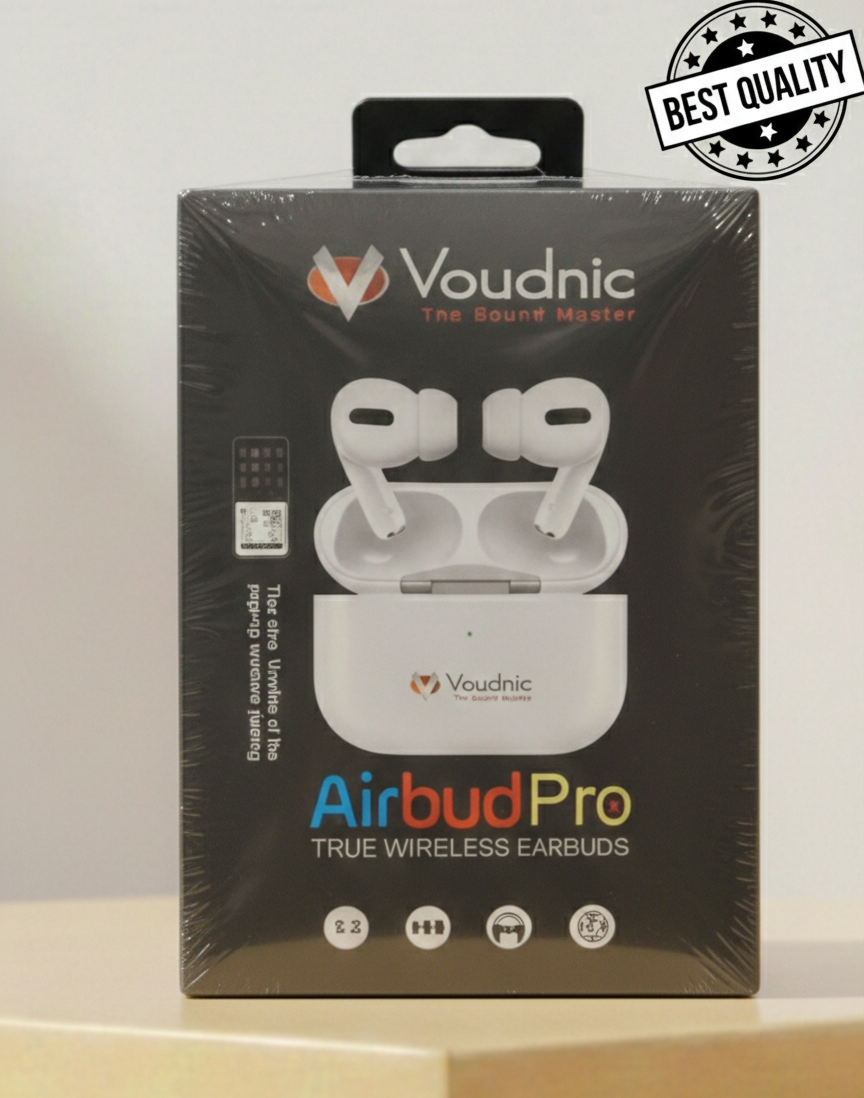 Voudnic Airbud Pro Premium Bass & Noise Cancelling Earbuds